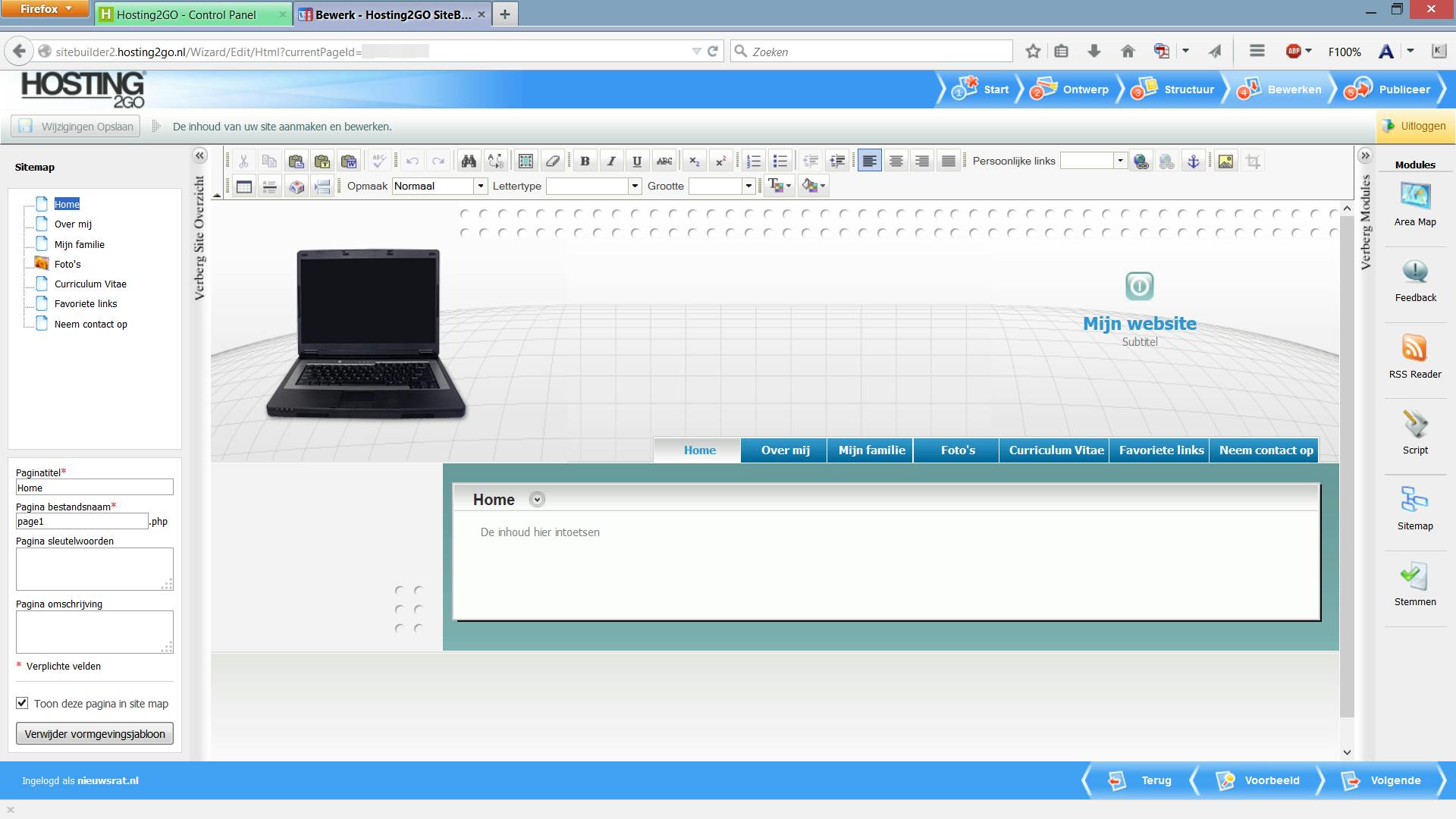 Een eigen site biedt zekerheid (2/2)