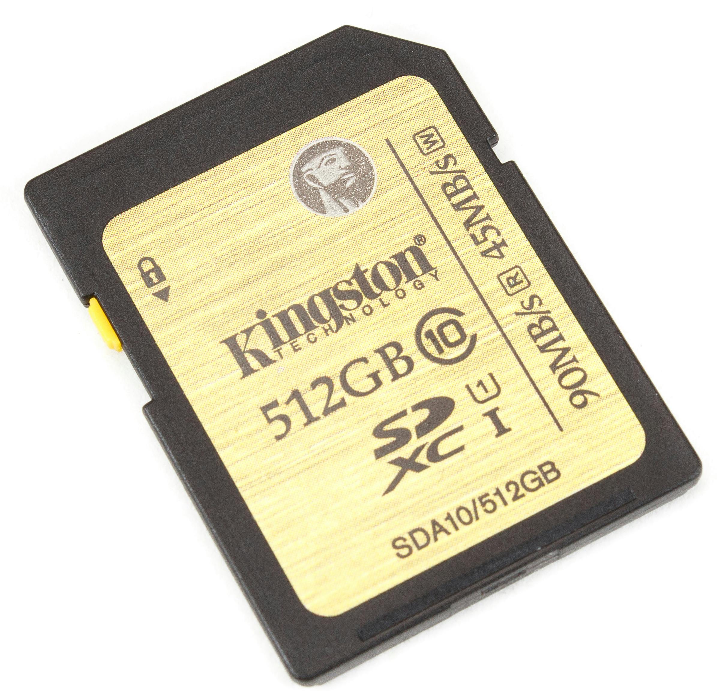Review: Kingston SDXC UHS-I 512 GB