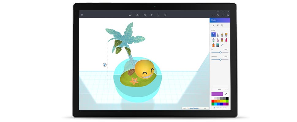 Paint 3D vervangt oude Paint in Windows 10