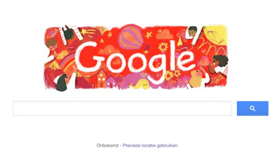 De dag van de Rechten van het Kind 2016 gevierd door Google