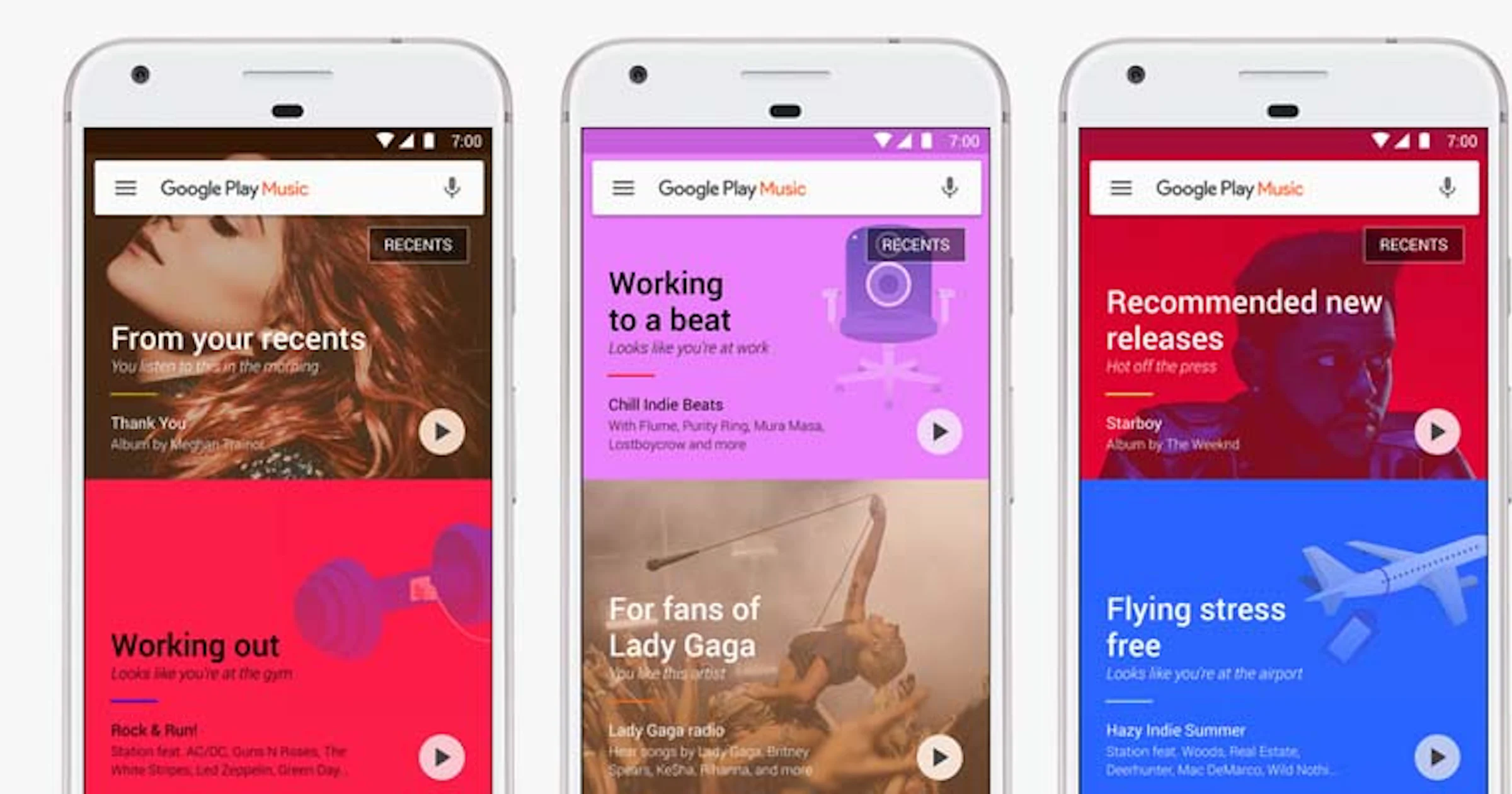 Play Music maakt aanbevelingen op basis van luistergedrag