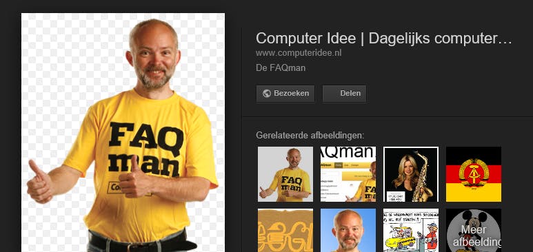 Google verwijdert knop voor weergeven afbeeldingen in zoekresultaten