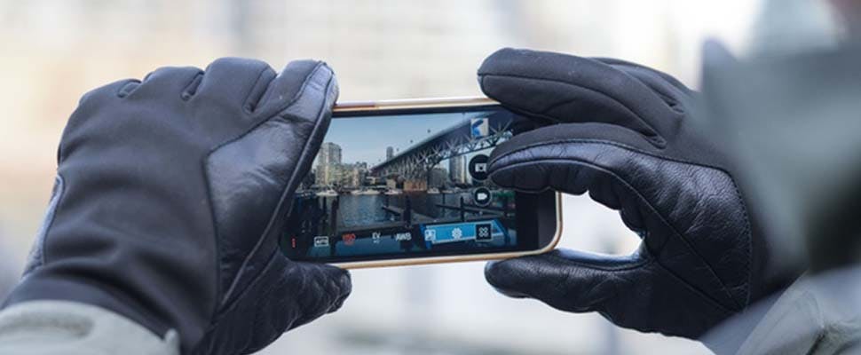Touchscreen bedienen met hanschoen door TAPS-stickers