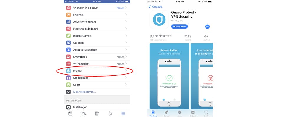 Facebook-vpn verzamelt gebruiksgegevens voor eigenbelang