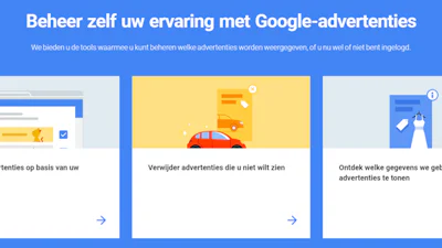 Google geeft meer controle over achtervolgende reclame