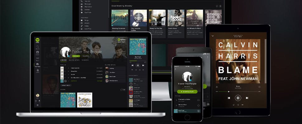 'Spotify blijft voorlopig gratis muziek aanbieden'