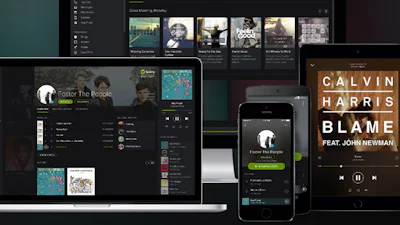 'Spotify blijft voorlopig gratis muziek aanbieden'