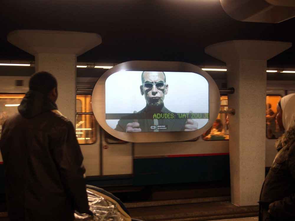 Minority Report in Rotterdamse metro