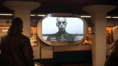 Minority Report in Rotterdamse metro