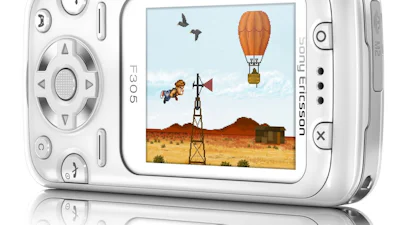 Wii-achtige game-telefoon van Sony Ericsson