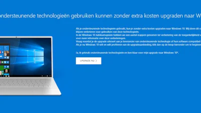 Gratis upgraden naar Windows 10 kan nog steeds