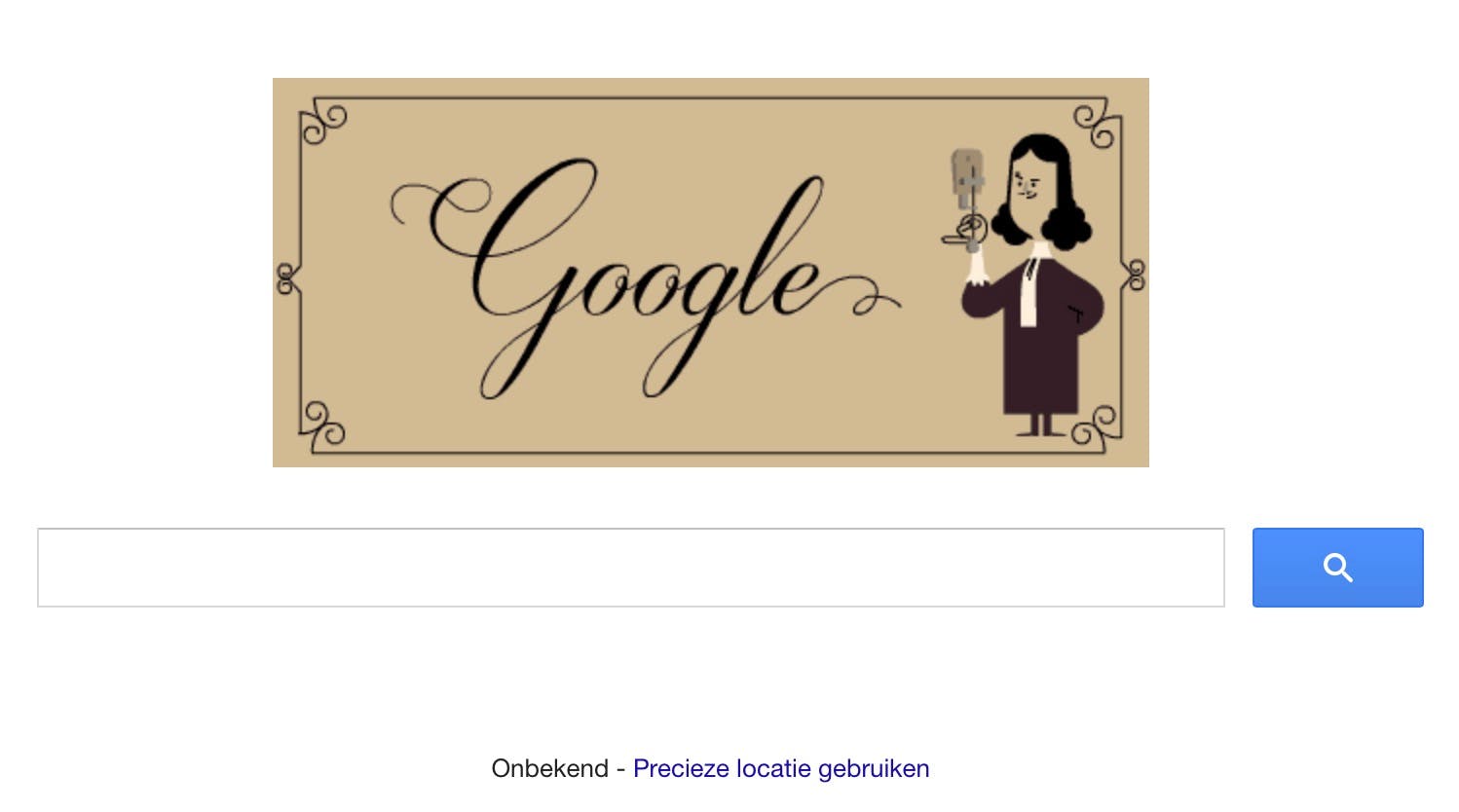 Antoni van Leeuwenhoek herdacht door Google