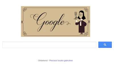 Antoni van Leeuwenhoek herdacht door Google