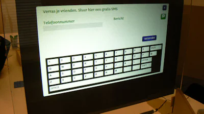 De interactieve etalageruit