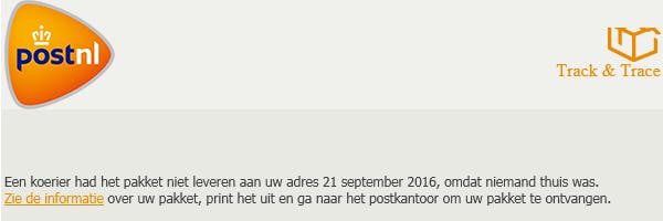 Zo bescherm je jezelf tegen PostNL-phishingmail