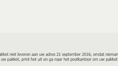 Zo bescherm je jezelf tegen PostNL-phishingmail