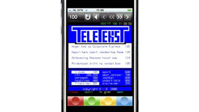 Bètaversie NOS Teletekstservice voor iPhone