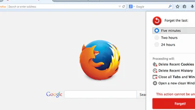 Mozilla voegt vergeetknop toe aan Firefox