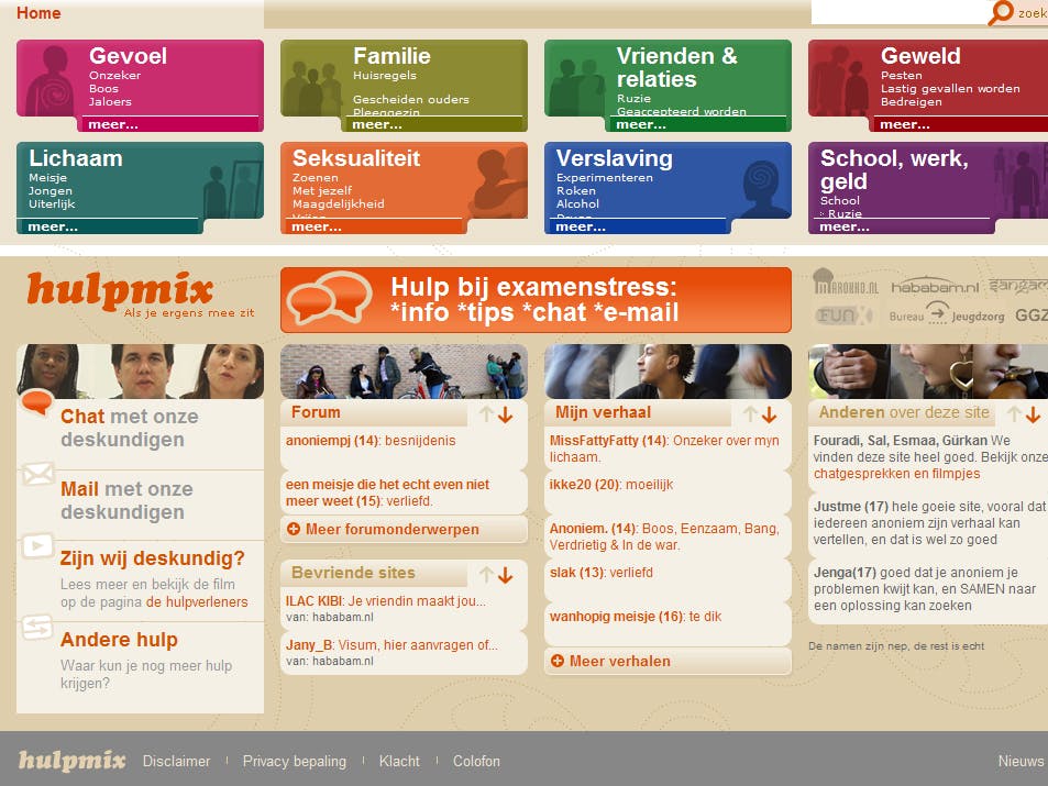 Website helpt bij examenstress