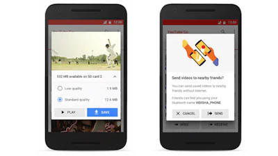 YouTube Go biedt video's ook offline aan