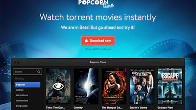 Vernieuwd Popcorn Time kan "nooit meer offline"