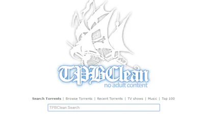 TPBClean: Pirate Bay zonder seksadvertenties