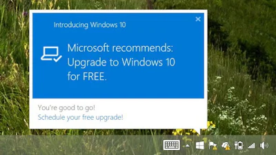 Windows Update verwijdert upgrademelding Windows 10