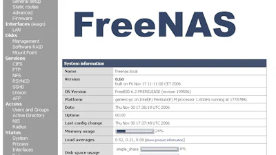 Verse download: FreeNAS