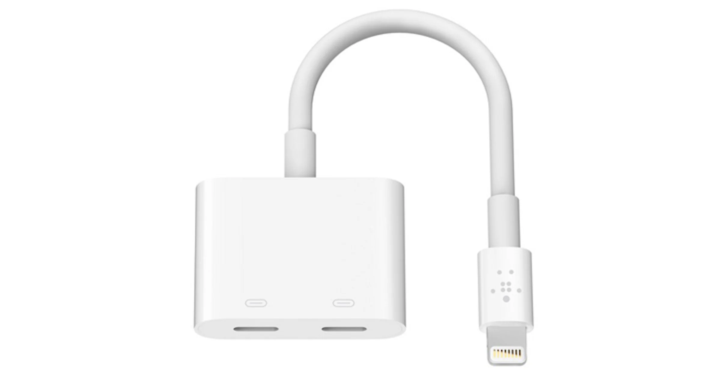 iPhone 7-adapter voor opladen en muziek luisteren tegelijk