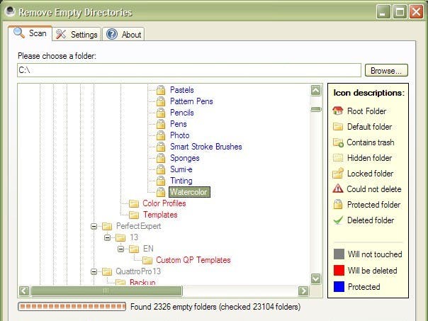 Verse download: Remove Empty Directory