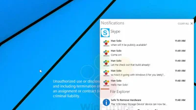 Windows 10 krijgt notificatiecentrum