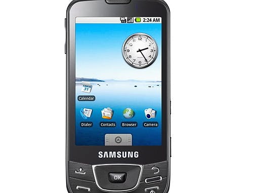 Samsungs eerste Android-telefoon debuteert in Europa