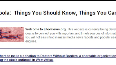 Ebola.com te koop voor 150.000 dollar