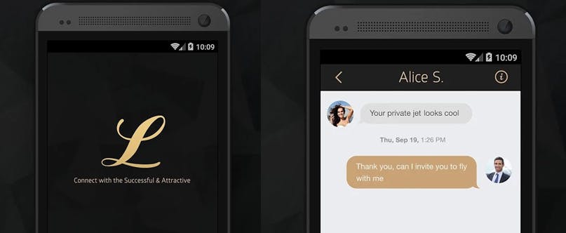 Luxy is een dating-app voor de rijken