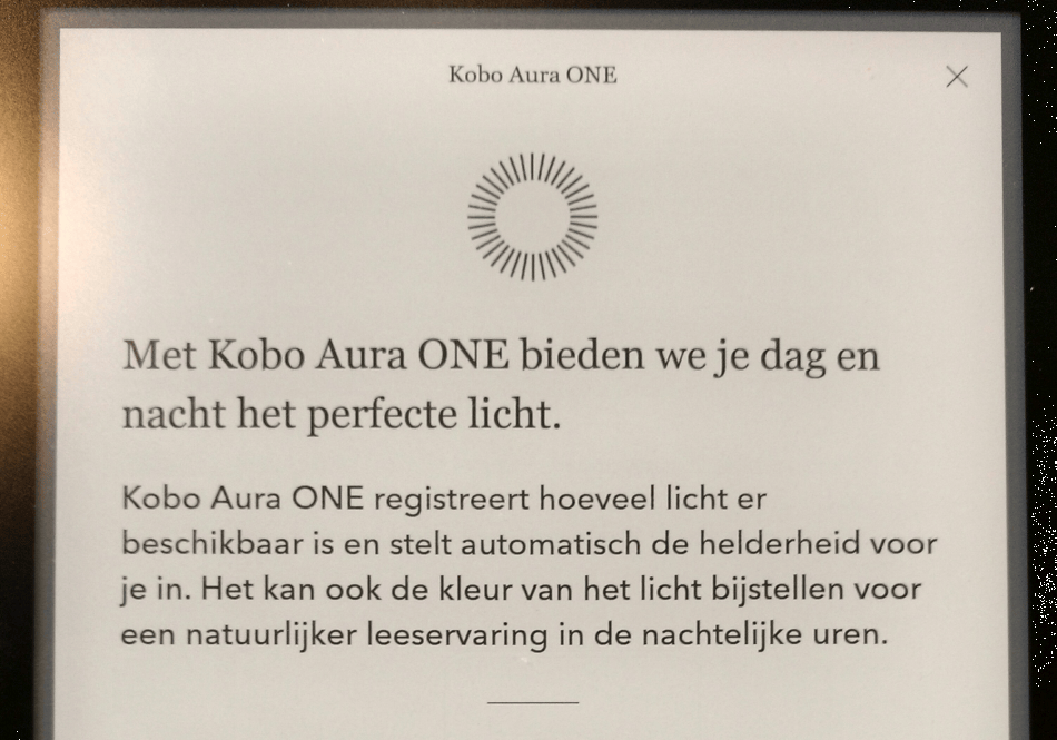 Kobo lanceert Aura One