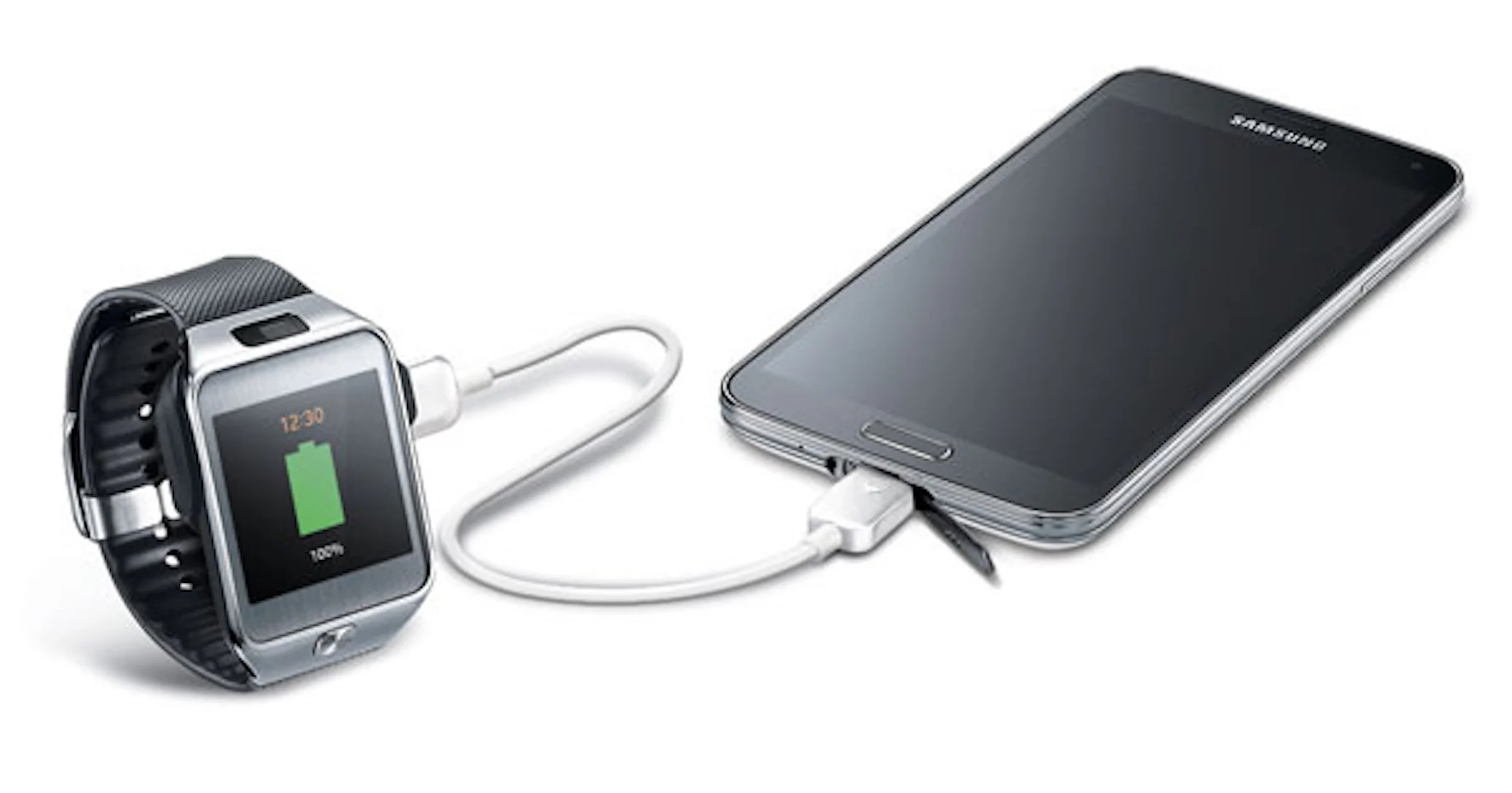 Samsung laat smartwatch opladen via smartphone