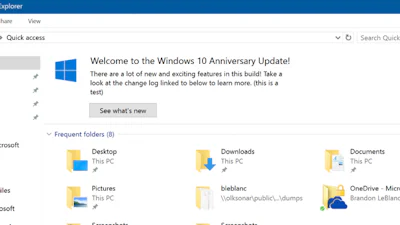 Microsoft test meldingen met tips in Verkenner