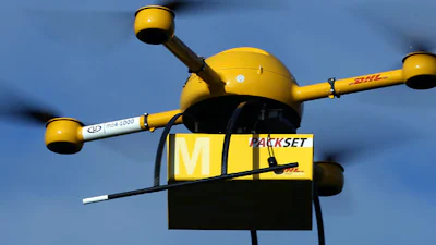 DHL laat drone medicijnen leveren