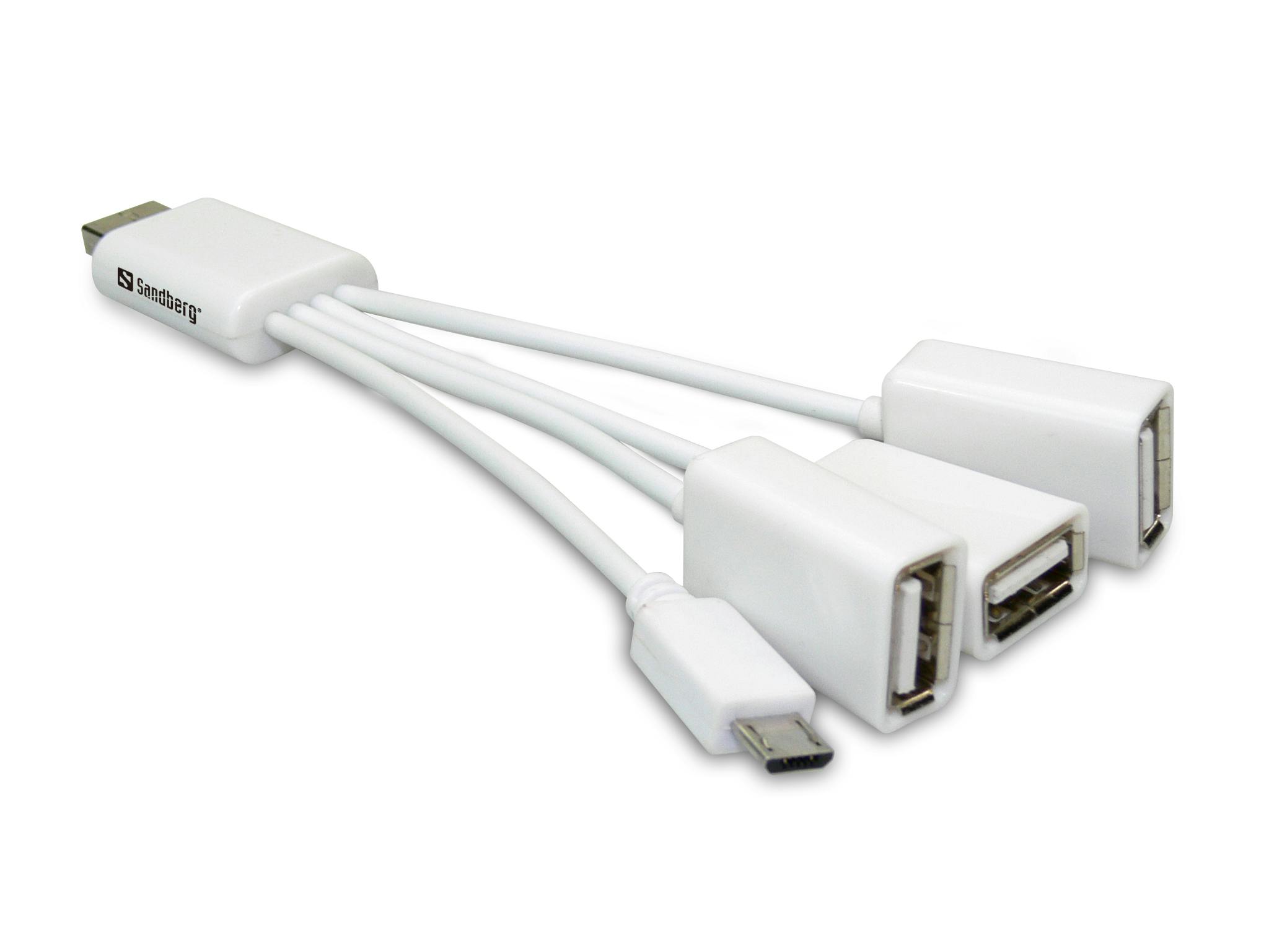 Makkelijk usb-poorten uitbreiden, Sandberg USB HUB 