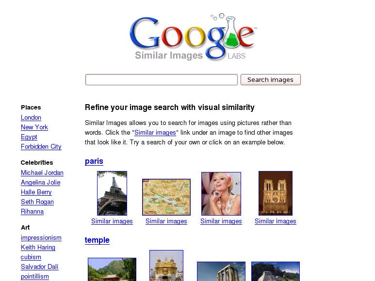 Google lanceert Similar Images en News Timeline