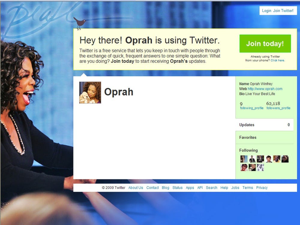 Ik twitterde eerder dan Oprah!
