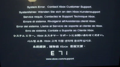 E74-fout Xbox 360 is nieuwe Red Ring of Death