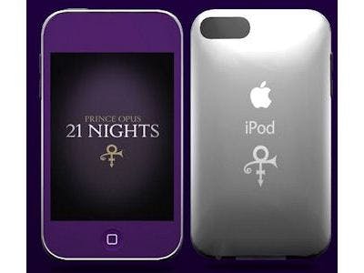 Royaal prijskaartje voor de iPod van Prince