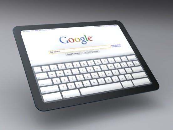Mogelijk alternatieve tablet met Google Chrome OS