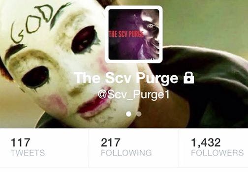 Hashtag-trend The Purge loopt uit de hand