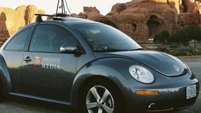 Boze bewoners houden Street View-auto tegen