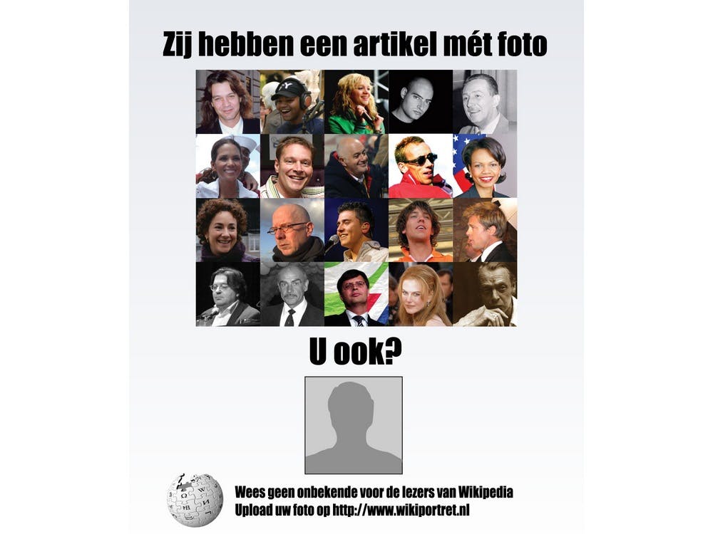 Wikipedia vraagt BN-ers om foto