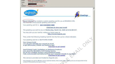 Echte site voor e-cards misbruikt door spammers