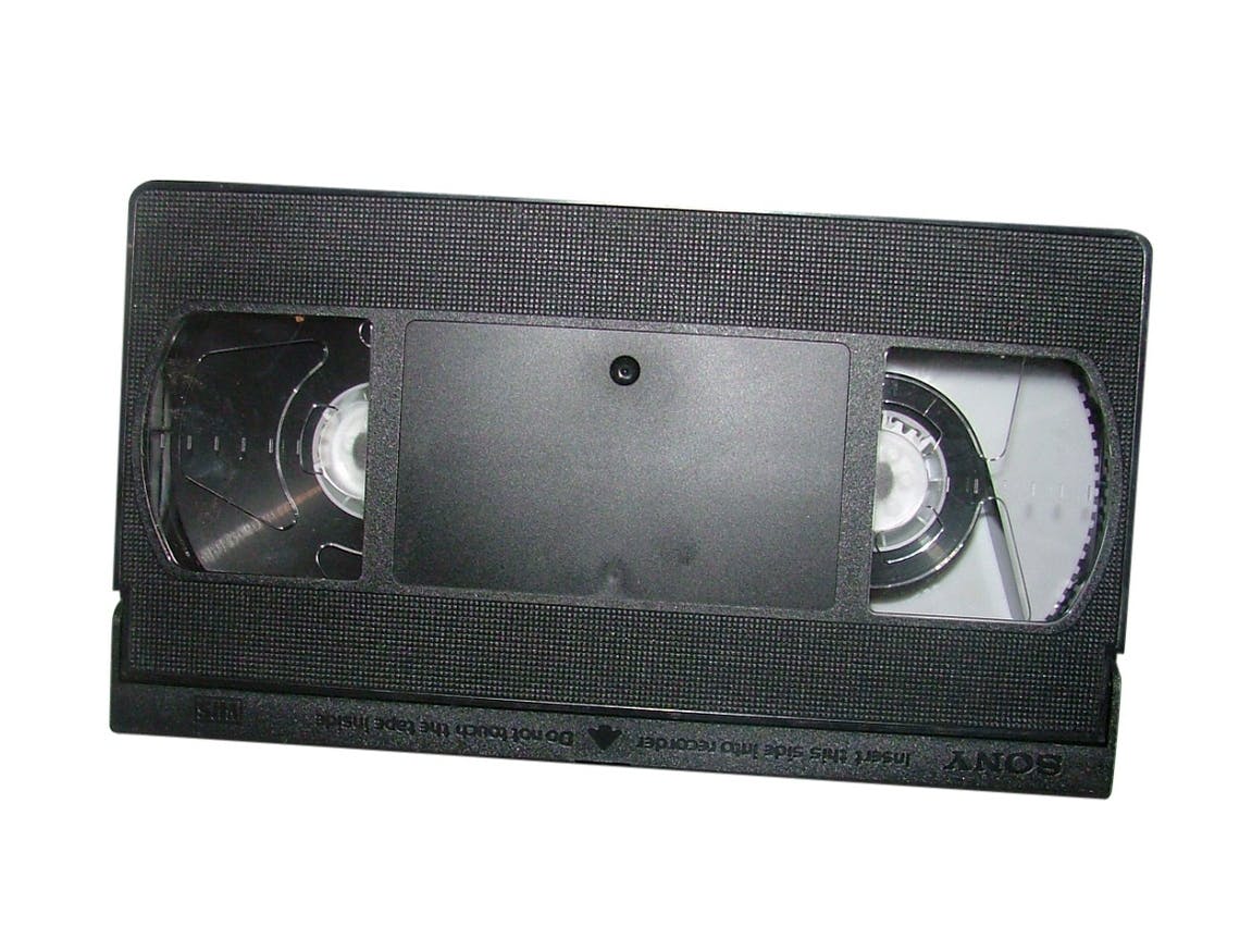Blu-ray speler slikt VHS videobanden 
