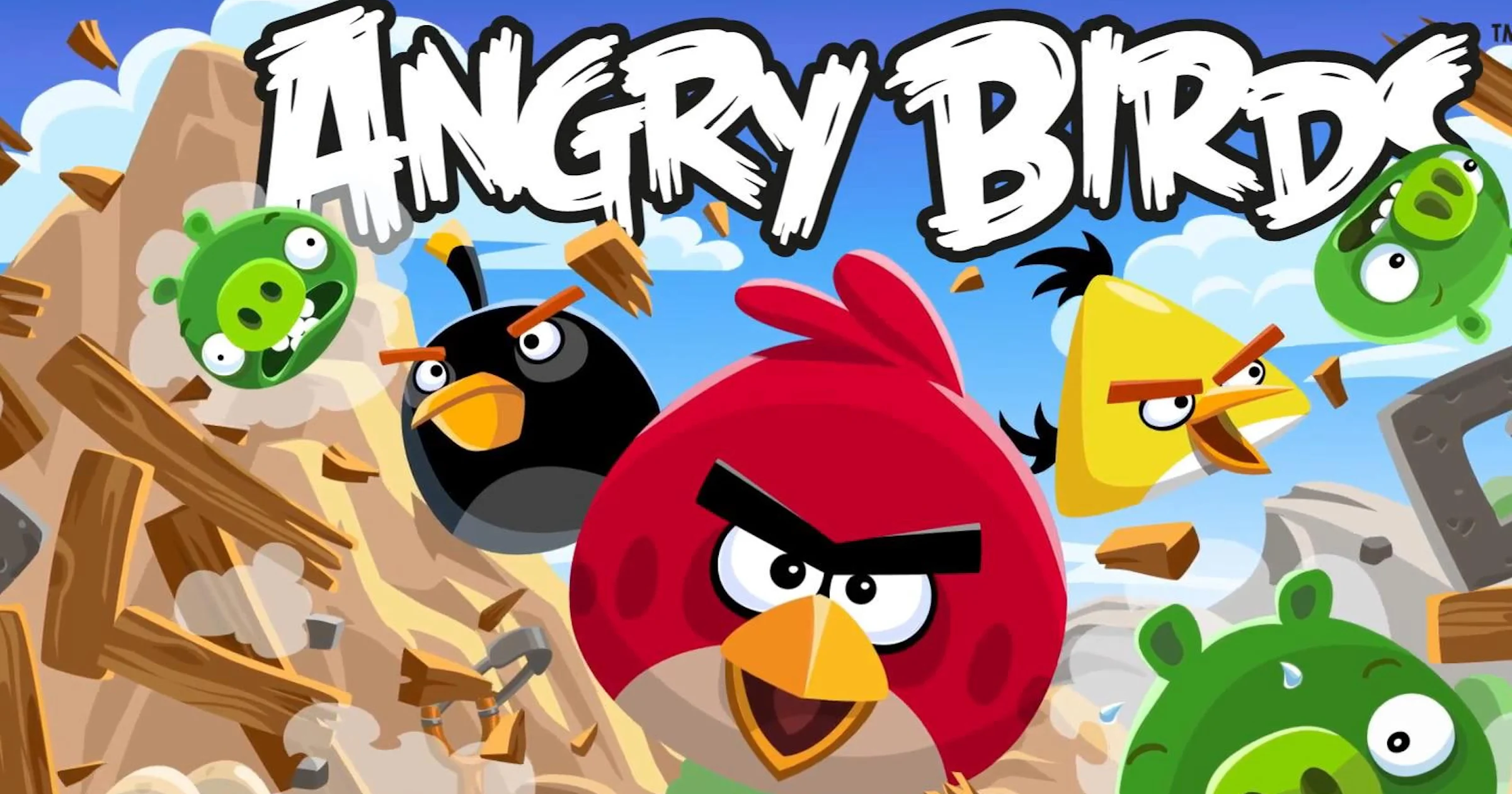 Robot leert zichzelf Angry Birds te spelen